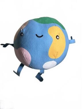 IKEA AFTONSPARV earth-shaped soft toy